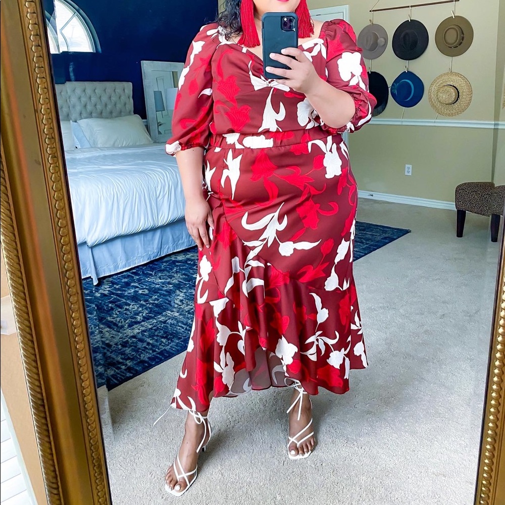 Eloquii Floral skirt set